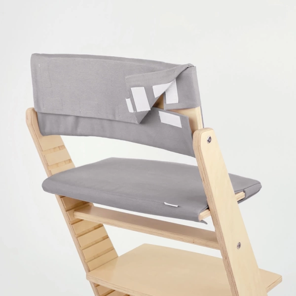 Комплект подушек-чехлов, серый, на спинку и сиденье для растущего стула Rumbik Kit.
