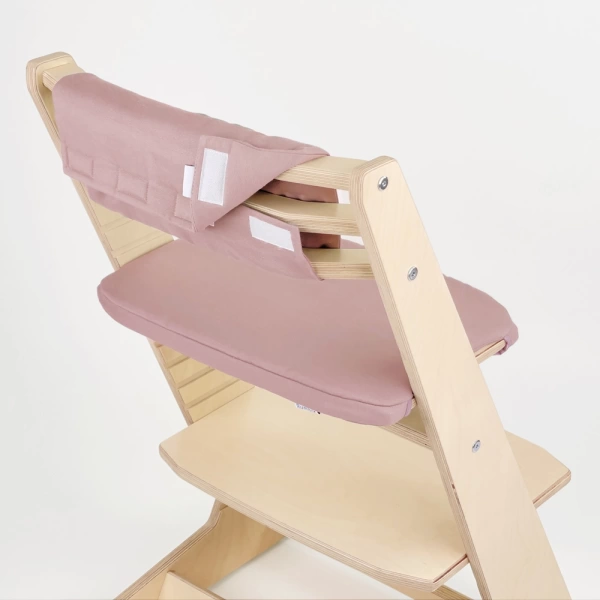 Комплект подушек-чехлов, розовый, на спинку и сиденье для растущего стула Rumbik IQ.