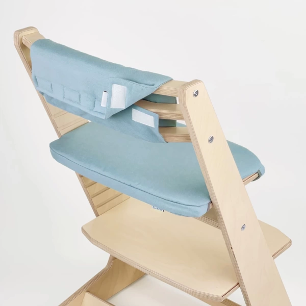 Комплект подушек-чехлов, морская волна, на спинку и сиденье для растущего стула Rumbik IQ.