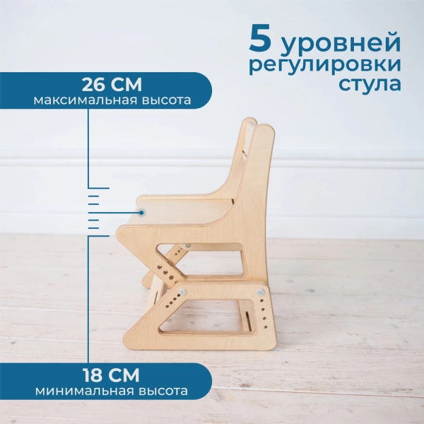 Комплект детской растущей мебели Rumbik Start, бесцветное масло, от года до 7 лет. Набор детской мебели купить с доставкой по всей России.