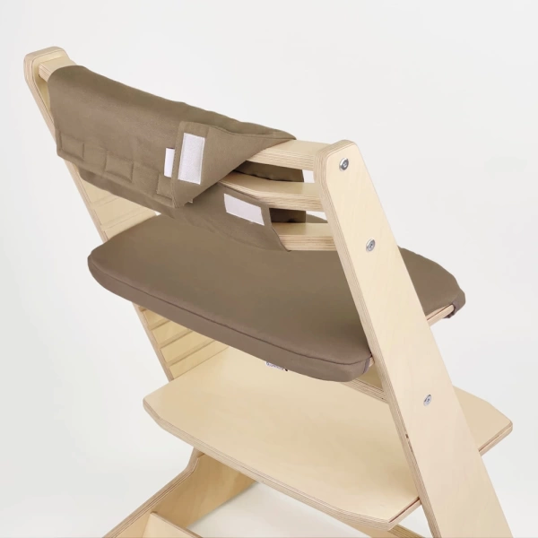 Комплект подушек-чехлов, капучино, на спинку и сиденье для растущего стула Rumbik IQ.