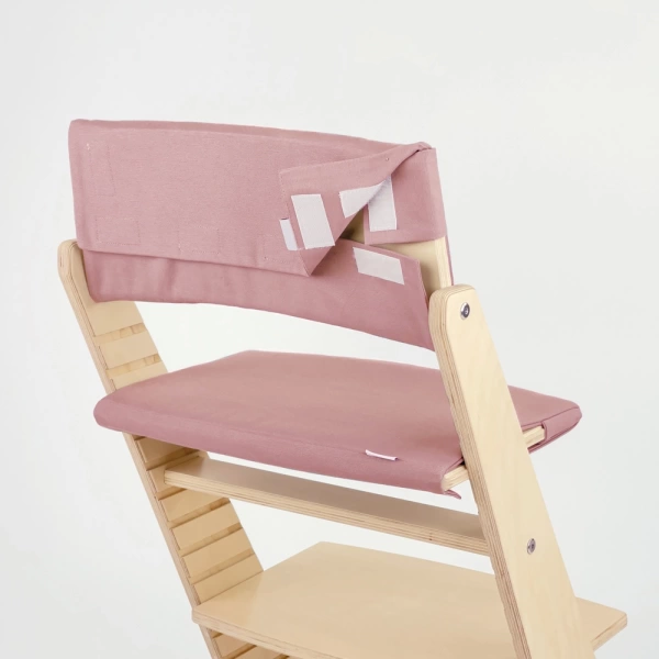 Комплект подушек-чехлов, розовый, на спинку и сиденье для растущего стула Rumbik Kit.
