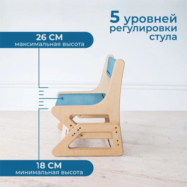 Комплект детской растущей мебели Rumbik Start, морская волна / бесцветное масло, от года до 7 лет. Набор детской мебели купить с доставкой по всей России.